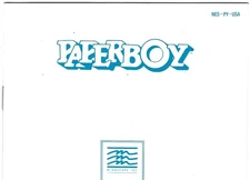 MANUAL ONLY Paperboy (Nintendo NES, 1988) Authentic Complete Clean