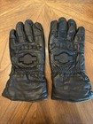 Harley Davidson Men's XL Leather Motorcycle Gauntlet Gloves 98158 95VM Black
