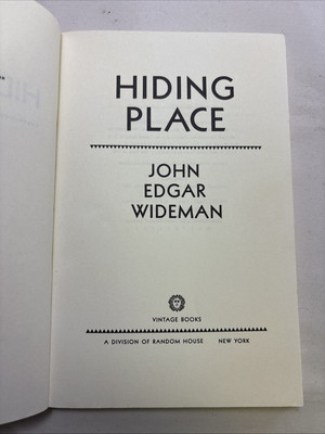 Hiding Place by John Edgar Wideman (1988, Trade Paperback