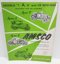 Amsco Ford Model T A B V8 1909-1948 Automobile Car Parts Catalog From 1967 Amsco Ford Model T A B V8 1909-1948 Automobile Car Parts Catalog From 1967