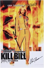 Uma Thurman Autographed Kill Bill Vol.1 11" x 17" Movie Poster