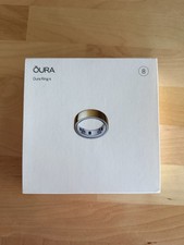 Oura Ring 4 Gold Size 8 - New in Box Unopened Sealed