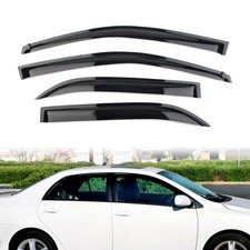 Side Window Vent Visors Sun Rain Guards Deflectors Fit 2008-2013 Toyota Corolla