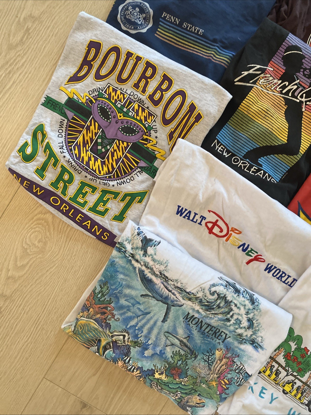 LOT of Vtg 90s T-Shirts Sports Destination Disney Biker Reseller SINGLE STITCH thumbnail 4