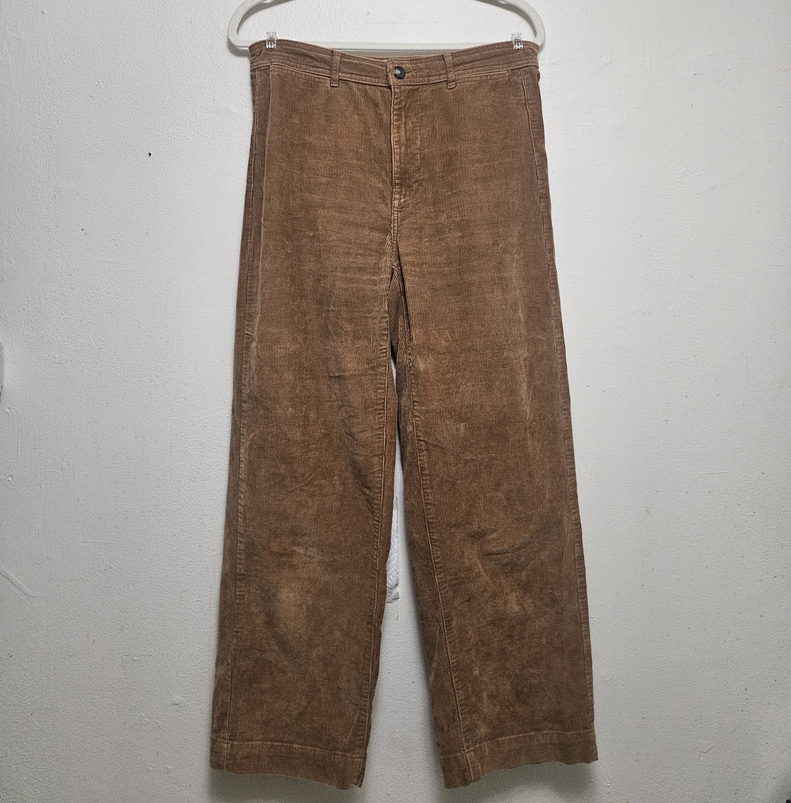Everlane The Corduroy Wide Leg Pants Brown Stretch Pockets High