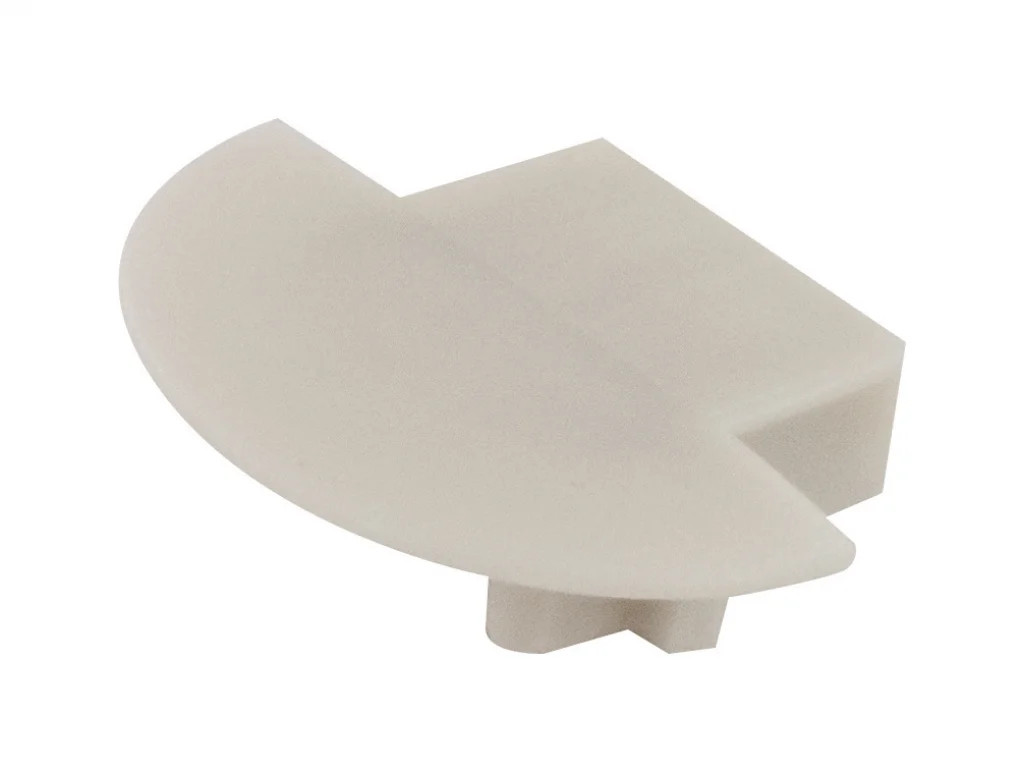 LED Tape End Cap With Cable Entry For 22mm x 6mm Recessed Profiles Integral
