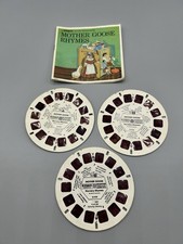 View-Master Mother Goose Rhymes - 3-reel set B 4101 4102 4103  Booklet
