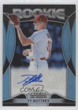 2019 Panini Prizm Rookie Carolina Blue 17/100 Ty Buttrey #RA-TB Auto fm0