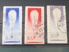 RUSSIA 1933 STRATOSPHERE RECORD, SET OF 3 FINE USED