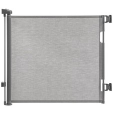 Retractable Gate Baby & Dog Stair Gate Extends up to 55 Wide One Handed