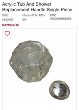 Baypointe 133797 Faucet Replacement Handle New