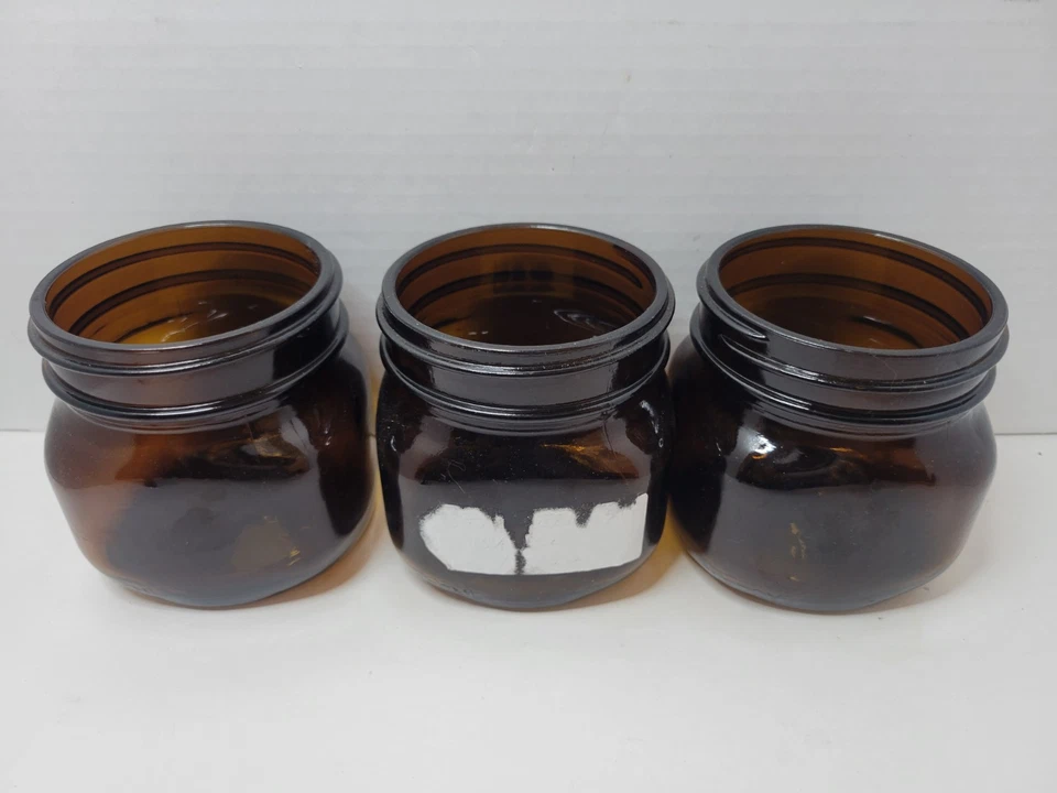 Tarros de albañil de vidrio marrón Ball 16 oz (3 piezas) tamaño pinta 16 oz enlatado de vidrio coloreado Foto 4 de 4