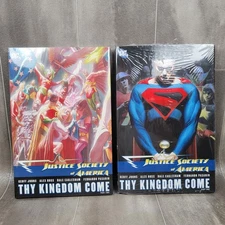 Justice Society America Thy Kingdom Come Part 1 & 2 DC Comics 2008 HC/DJ