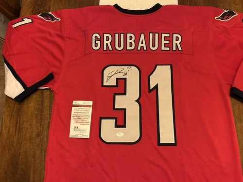 Philipp Grubauer Signed Washington Capitals Jersey JSA COA #31 Autographed NHL