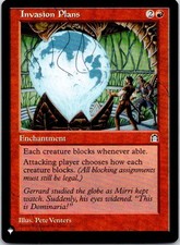 Invasion Plans Normal R The List Reprints NM