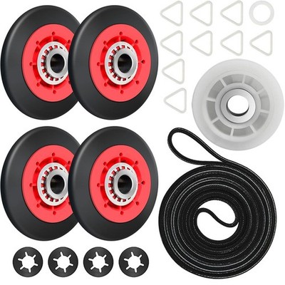 Dryer Rollers Pulley Bracket Belt Kit G Fit Models