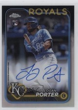 2024 Topps Chrome Rookie Auto Refractor /499 Logan Porter #RA-LP Auto 1k9t