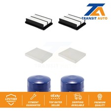 Air Cabin Engine Oil Filters (6 Total) Kit For Kia Seltos KFM-104370