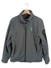 Giacca softshell Werder Brema uomo taglia L grigia outdoor giacca sportiva logo