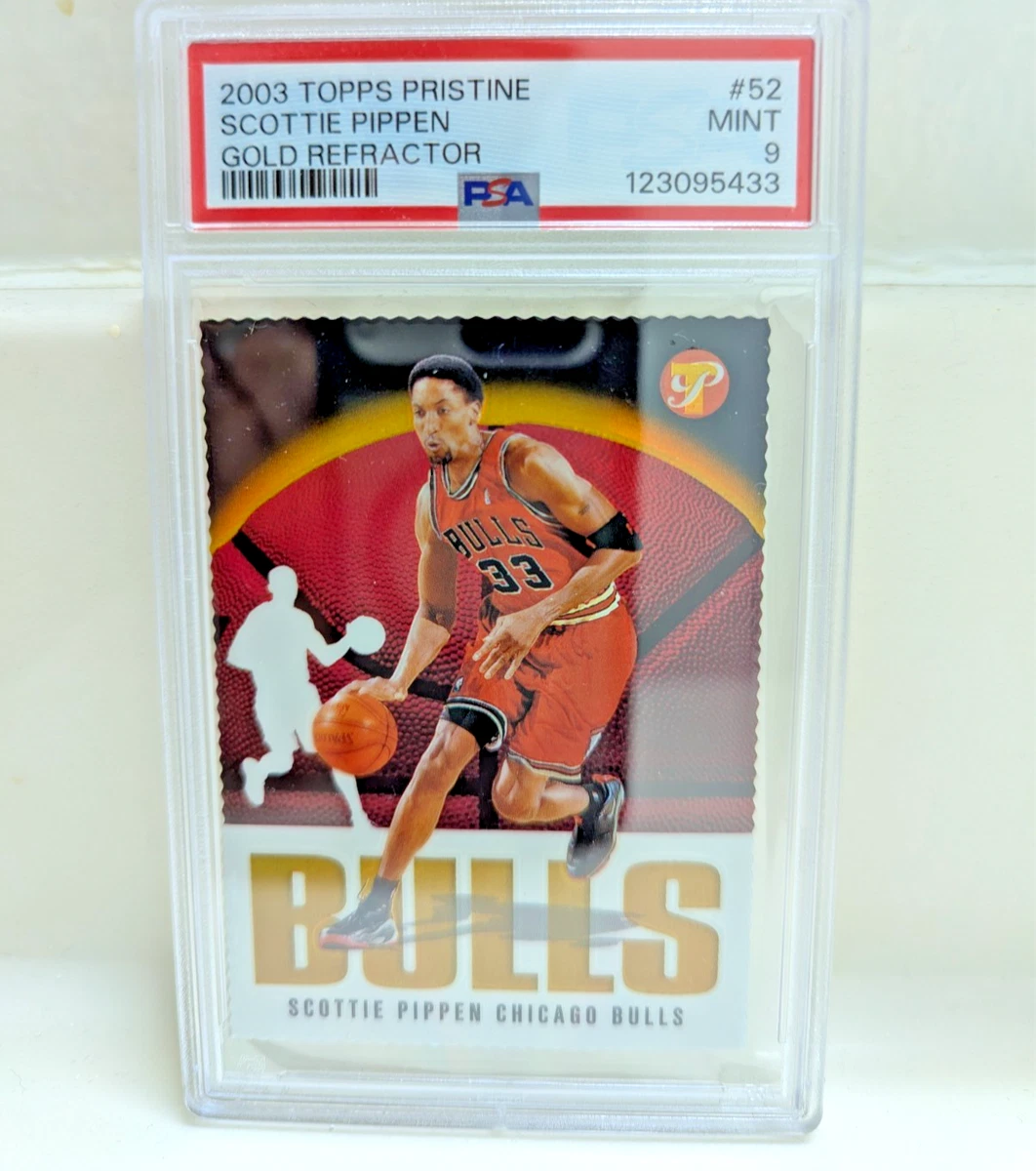 Topps Scottie Pippen Basketball Autographed Sports Trading Cards