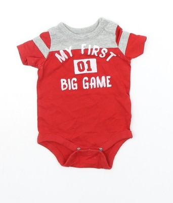 Baby UK Größe 0-3 Monate BABY GAP rot Strampler Einteiler