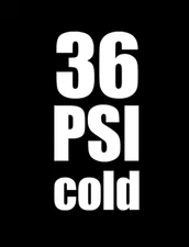 WHITE - PSI Decal Vinyl  - Set of 10