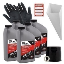 Factory Racing Parts 10W40 5 QT Oil Change Kit For Suzuki GSX1100F/G GSX-R1100 47.99 per gallon