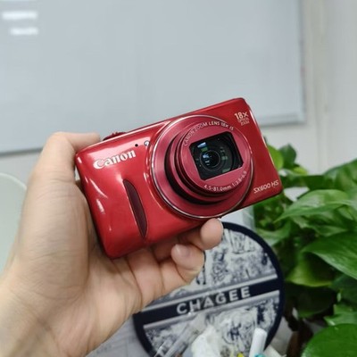 Canon Powershot SX600 HS Red 16.0MP 18x zoom Digital English