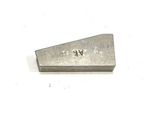 Tungsten Bucking Bar 0.875"x 1.75"x 3.75" 3.01 LBS
