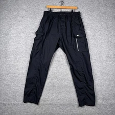 Nike Cargo Street Pants Mens XL Black Cotton Nylon Streetwear BV3127-010