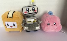 LankyBox Plush Bundle Boxy LankyBot Milky 6 Official Set of 3