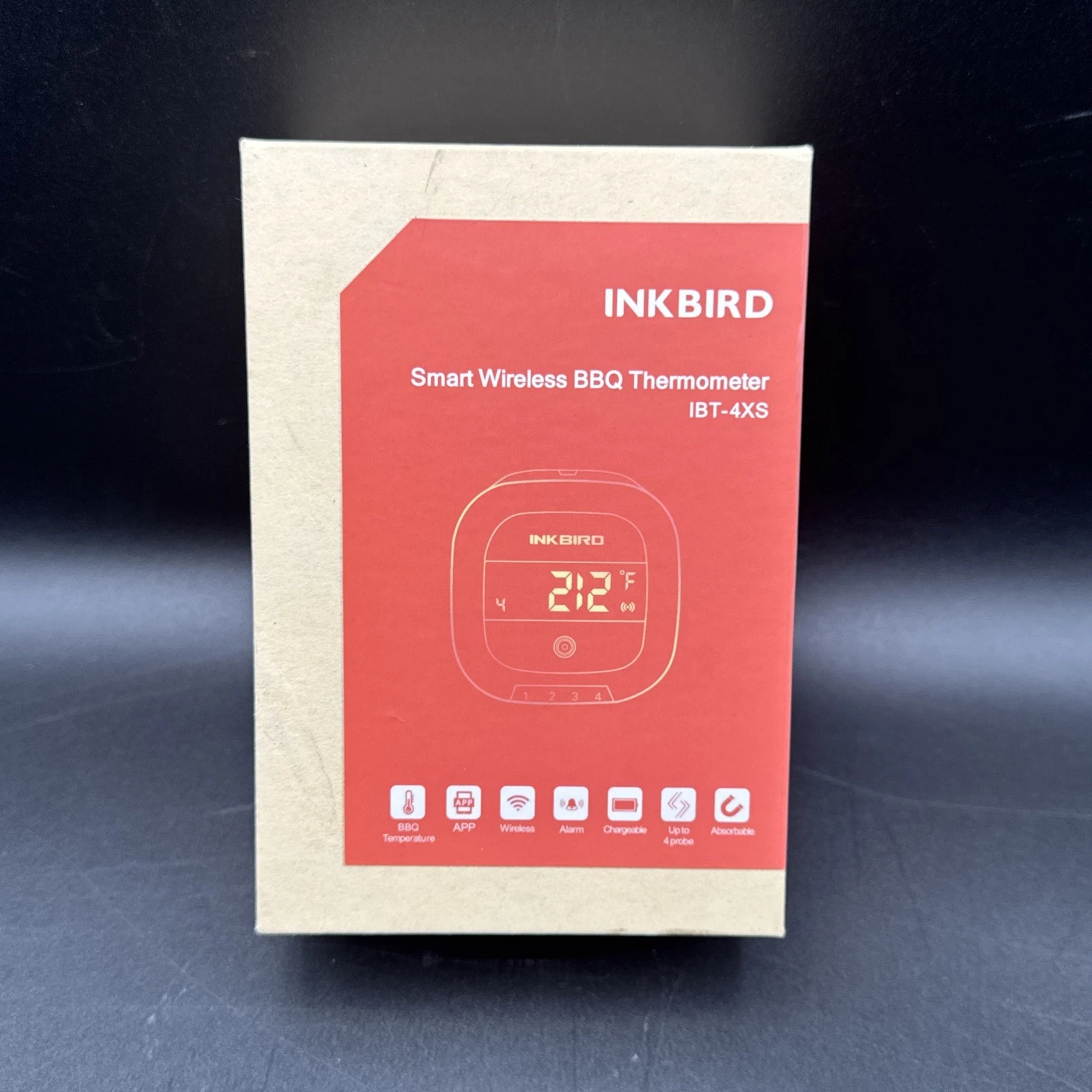 Inkbird IBT-4XS Smart Bluetooth Wireless BBQ Thermometer Meat, Grill, Oven NEW