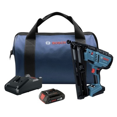 Bosch GNH18V-15MAB12-RT 18V Angled Finish Nailer Kit (2Ah) Certified Refurbished