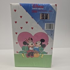 Walt Disney Co. Character Photo Album Binder 1989 Holson Mickey Minnie NOS Flaw