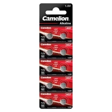 10 Camelion Lr927 Alkaline Batteries Lr57 395 Ag7 Mercury Free 1.5V 10 Pack 202