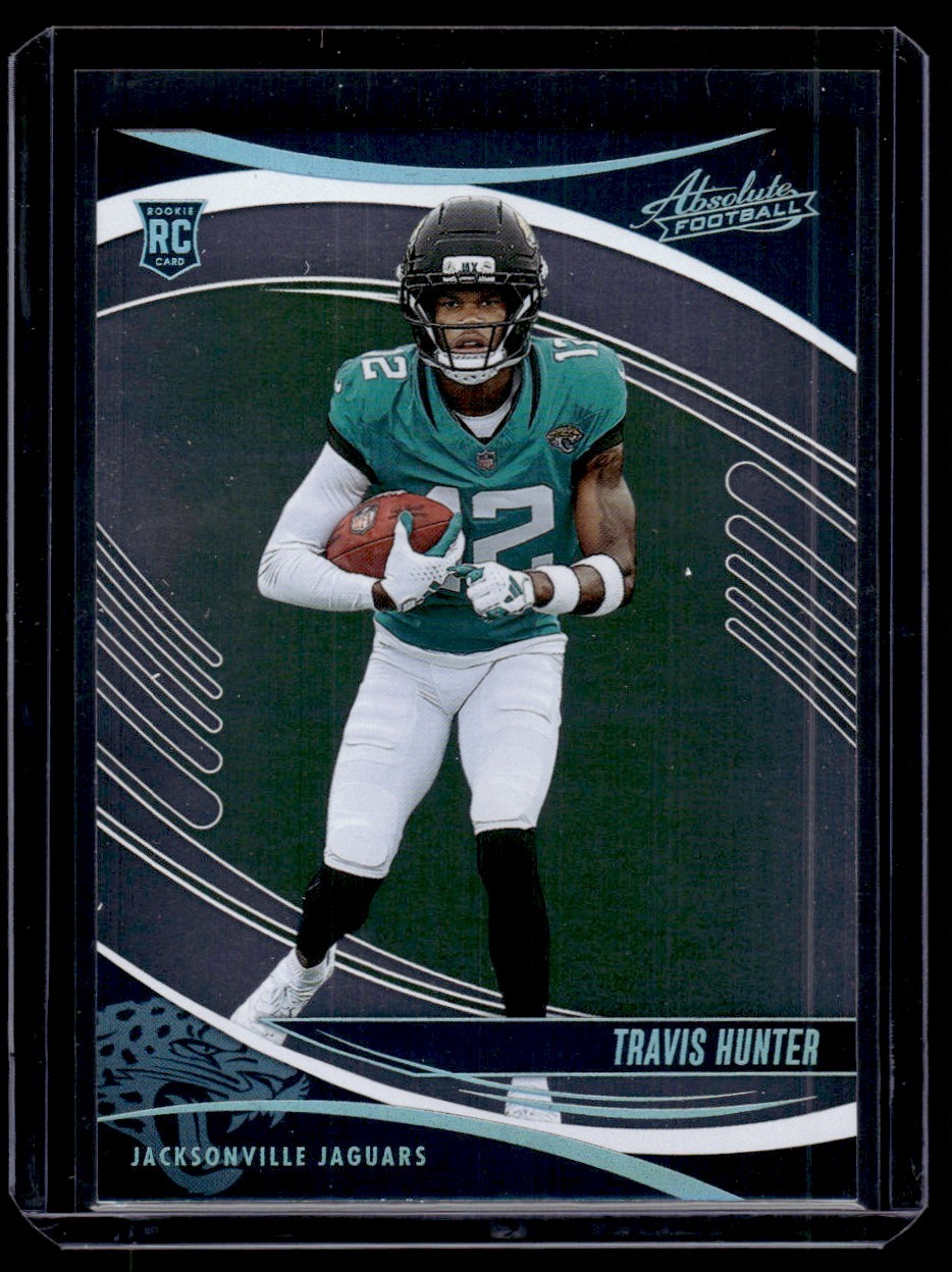 2025 Panini Absolute Teal Travis Hunter Jacksonville Jaguars #186
