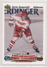 1991-92 Upper Deck French UD Logo Hologram Darius Kasparaitis #650 0c41