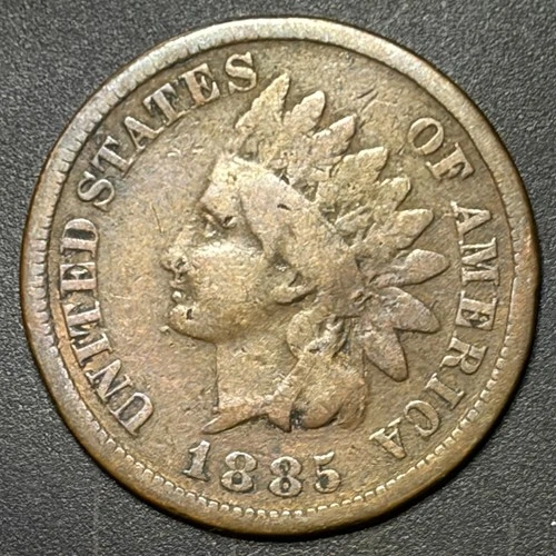 1885 Indian Head Cent - VG Details - 1C - Penny