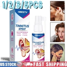 30ml Tinnitus Spray Ear Ringing Relief Relieving Ear Drops Hearing NEW