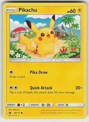 Pikachu 30/111 Crimson Invasion
