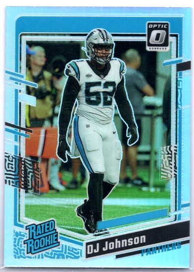 BUCK IT!! 2023 Panini Donruss Optic DJ Johnson Rated Rookie