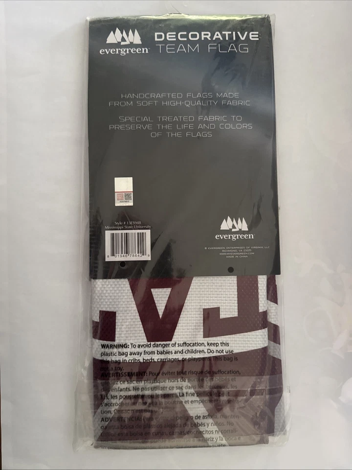 "Bandera premium 29"" X 43"" Mississippi State University Bulldogs" Foto 4 de 4