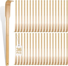 Yinkin 36 Pack Bamboo Back Scratcher Bulk Traditional Manual Massager...