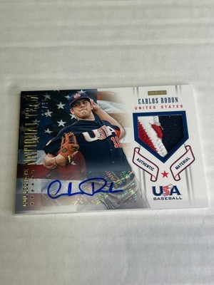 2012 Panini USA Baseball Carlos Rodon 25/35 Prime Patch Auto E5