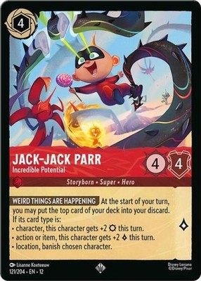 Jack-Jack Parr - Incredible Potential - NM Cold Foil - Wilds Unknown 121