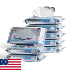 BC Babycare Flushable Wipes, Hypoallergenic, 99 Water, Plant-Based, 336 Wipes