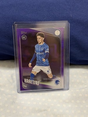 Konstantinos Karetsas RC 2025-26 Topps UCC Purple /250 KRC Genk
