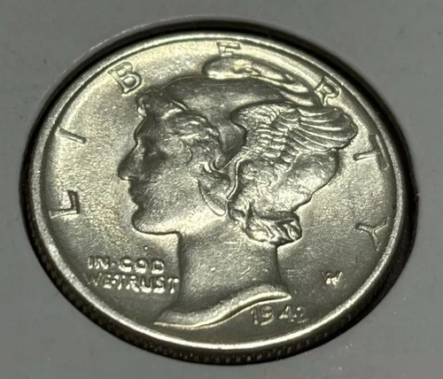 1943-P Mercury Dime - BU Uncirculated - 90% Silver - B