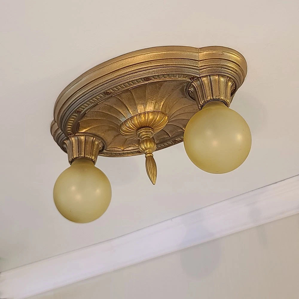 1930s Decade Antique Flush Mounts Fixtures for sale | eBay