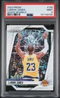 2024 PANINI PRIZM WHITE SPARKLE #130 LEBRON JAMES PSA 9